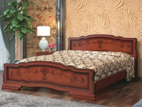 Кровать Карина-6 1200 Орех в Троицке - troick.magazinmebel.ru | фото