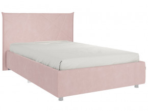 Кровать Квест 1200 велюр нежно-розовый в Троицке - troick.magazinmebel.ru | фото - изображение 1