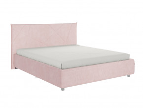 Кровать Квест 1600 велюр нежно-розовый в Троицке - troick.magazinmebel.ru | фото