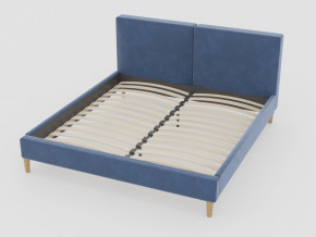 Кровать Линси 1200 синий в Троицке - troick.magazinmebel.ru | фото - изображение 1