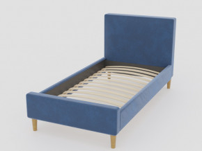 Кровать Линси 900 синий в Троицке - troick.magazinmebel.ru | фото