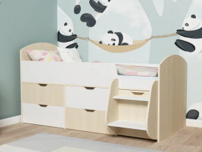 Кровать Малыш-7 Дуб-Белое дерево в Троицке - troick.magazinmebel.ru | фото