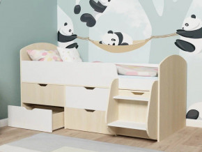 Кровать Малыш-7 Дуб-Белое дерево в Троицке - troick.magazinmebel.ru | фото - изображение 3