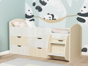 Кровать Малыш-7 Дуб-Винтерберг в Троицке - troick.magazinmebel.ru | фото - изображение 1
