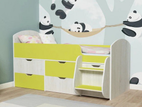 Кровать Малыш-7 Винтербер-Лайм в Троицке - troick.magazinmebel.ru | фото - изображение 1