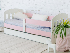 Кровать Малыш с ящиком розовый в Троицке - troick.magazinmebel.ru | фото - изображение 1