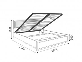 Кровать с мягкой спинкой Беатрис 11 Дуб млечный в Троицке - troick.magazinmebel.ru | фото - изображение 2
