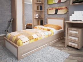 Кровать с настилом Остин модуль 21 с ящиками 24 в Троицке - troick.magazinmebel.ru | фото