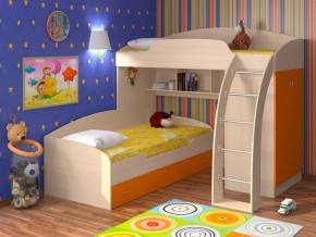 Кровать Соня 1+2 Оранжевый в Троицке - troick.magazinmebel.ru | фото