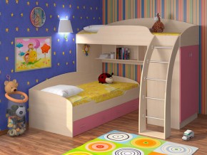 Кровать Соня 1+2 Розовый в Троицке - troick.magazinmebel.ru | фото