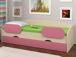 Кровать Соня 2 дуб молочный-розовый в Троицке - troick.magazinmebel.ru | фото - изображение 2