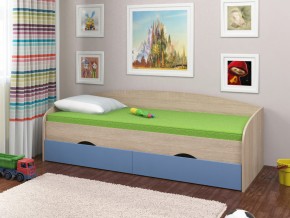 Кровать Соня 2 сонома-голубой в Троицке - troick.magazinmebel.ru | фото