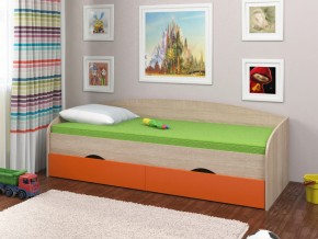 Кровать Соня 2 сонома-оранжевый в Троицке - troick.magazinmebel.ru | фото - изображение 1