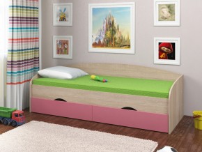Кровать Соня 2 сонома-розовый в Троицке - troick.magazinmebel.ru | фото