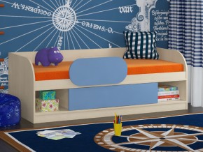 Кровать Соня 4 дуб молочный-голубой в Троицке - troick.magazinmebel.ru | фото - изображение 3