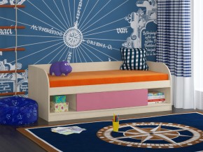 Кровать Соня 4 дуб молочный-розовый в Троицке - troick.magazinmebel.ru | фото