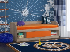 Кровать Соня 4 сонома-оранжевый в Троицке - troick.magazinmebel.ru | фото