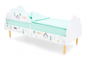 Кровать Stumpa Облако с бортиком рисунок Ферма в Троицке - troick.magazinmebel.ru | фото - изображение 1