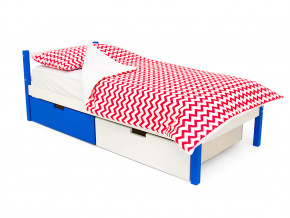 Кровать Svogen classic с ящиками сине-белый в Троицке - troick.magazinmebel.ru | фото - изображение 1