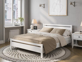 Кровать Вероника-1 1600 Белый античный в Троицке - troick.magazinmebel.ru | фото - изображение 1