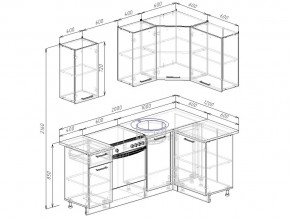 Кухонный гарнитур Дели 2000х1200 в Троицке - troick.magazinmebel.ru | фото - изображение 2