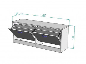 Обувница W55 в Троицке - troick.magazinmebel.ru | фото - изображение 3