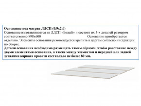 Основание из ЛДСП 0,9х2,0м в Троицке - troick.magazinmebel.ru | фото