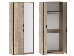 Шкаф для одежды Фолк НМ 014.03 фасад с зеркалом в Троицке - troick.magazinmebel.ru | фото