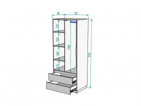 Шкаф Malta light H297 Белый в Троицке - troick.magazinmebel.ru | фото - изображение 2