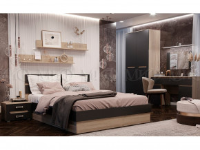 Спальня Ким Графит софт, сонома в Троицке - troick.magazinmebel.ru | фото - изображение 1