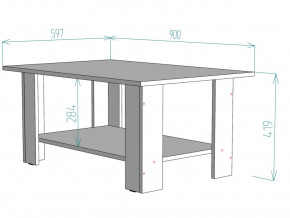 Стол журнальный TC1 в Троицке - troick.magazinmebel.ru | фото - изображение 3