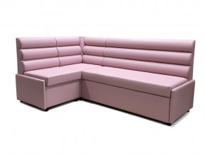 Угловой диван Призма Валики со спальным местом розовый в Троицке - troick.magazinmebel.ru | фото - изображение 1